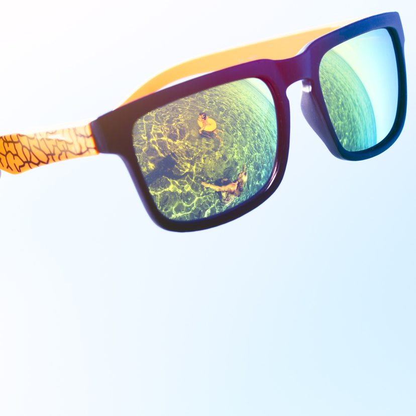 Combat glare with polarised lenses in sunglasses
