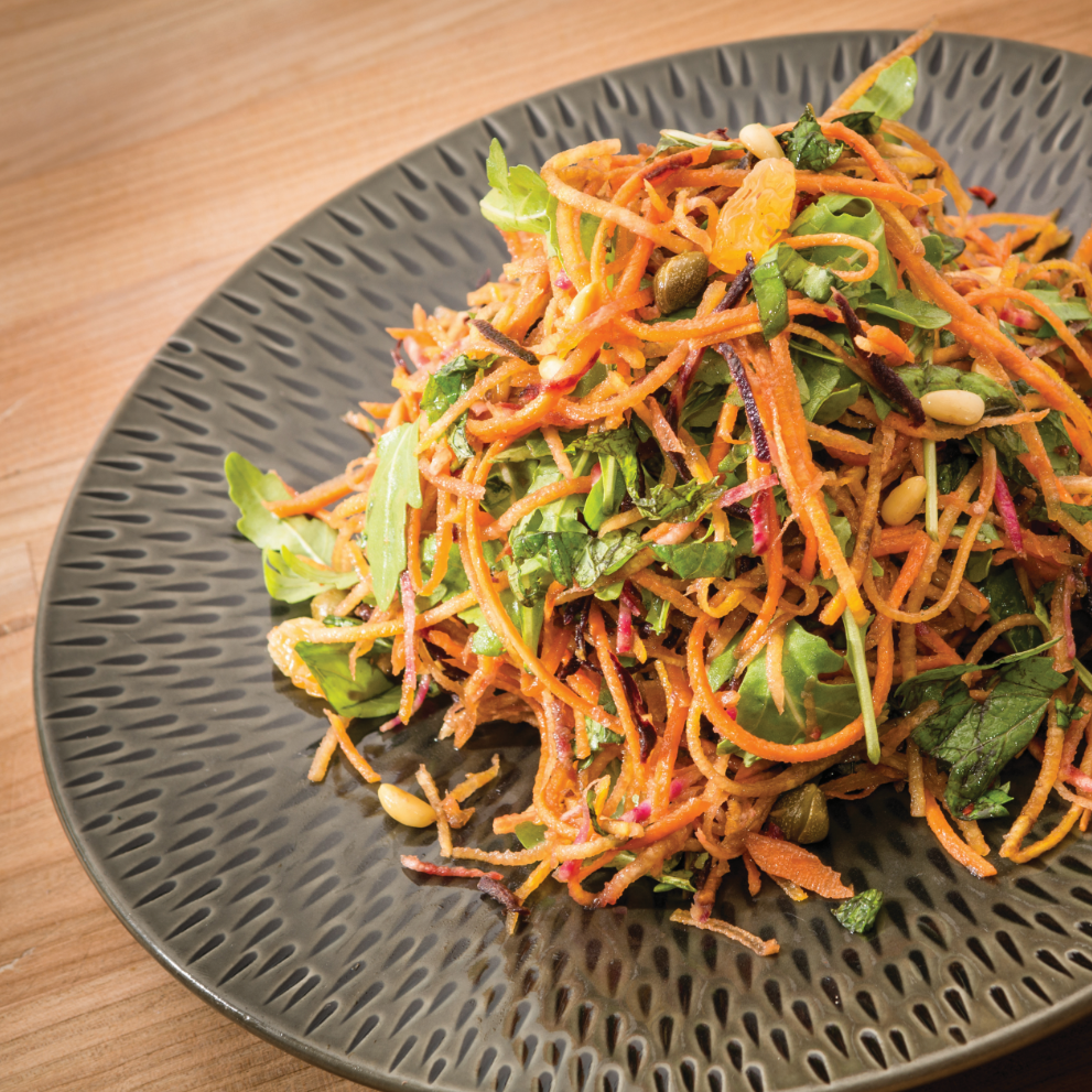 Tangy carrot salad recipe